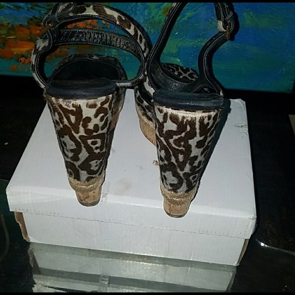 Pony hair Gucci wedge - Picture 3 of 4